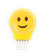 OctoClip Refrigerator Magnet – Smile Emoji with Multi Colored Clips