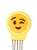 OctoClip Refrigerator Magnet – Wink Emoji with Multi Colored Clips