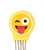 OctoClip Refrigerator Magnet – Wink Wacky Emoji with Multi Colored Clips